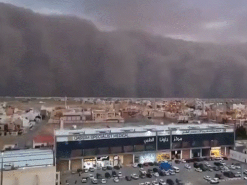 Saudi arabia dust story photos videos update | al qassim