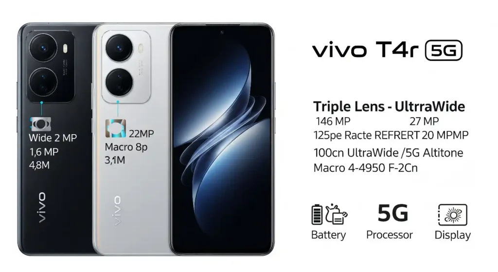 Vivo T4r 5G भारत में 31 जुलाई को होगा लॉन्च – जानिए शानदार फीचर्स और दमदार कैमरा डिटेल्स!