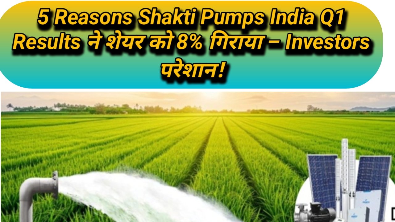 Shakti Pumps India Q1 Results