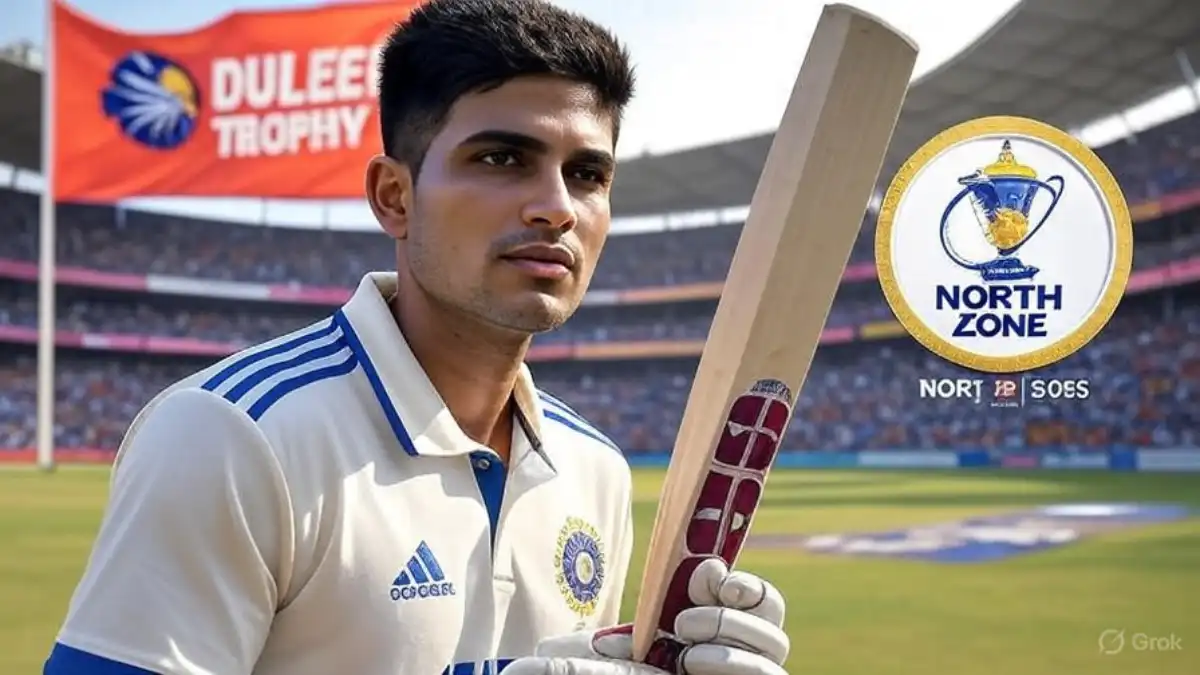 Asia Cup से पहले धमाका: Shubman Gill करेंगे Duleep Trophy में North Zone की कप्तानी, साथ होंगे Arshdeep और Harshit Rana