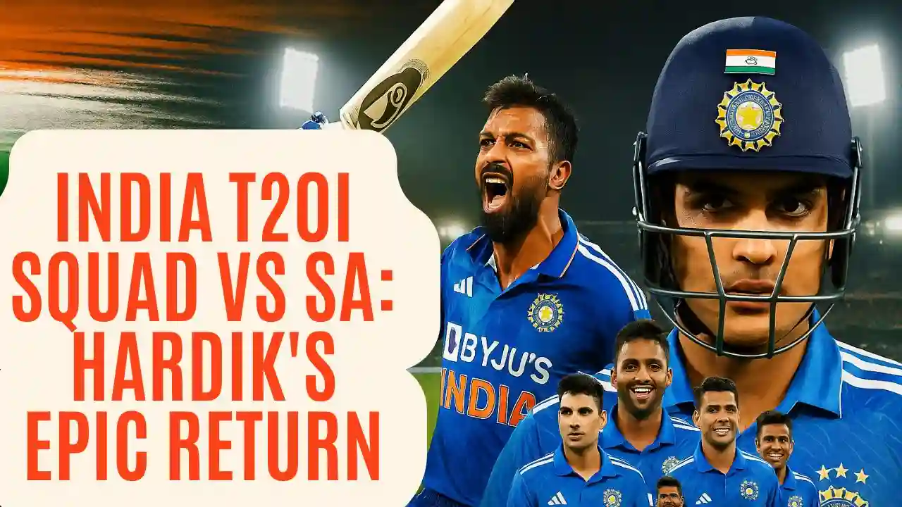 India T20I Squad vs SA