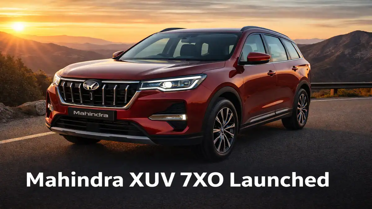 Mahindra XUV 7XO Launched: सिर्फ 13.66 लाख से शुरू, प्रीमियम फीचर्स के साथ धमाका – क्या ये आपकी अगली SUV बनेगी?
