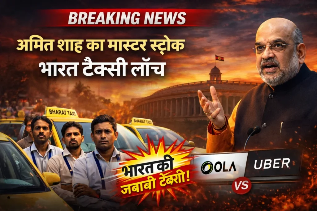 Bharat Taxi launch by Amit Shah breaking news