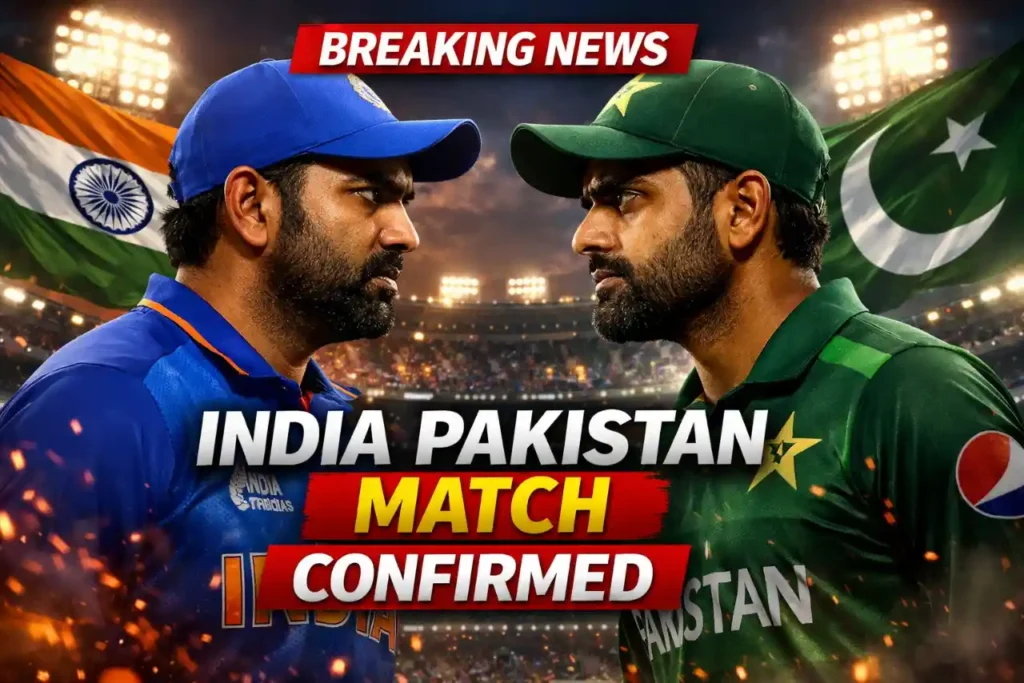 india pakistan match confirmed