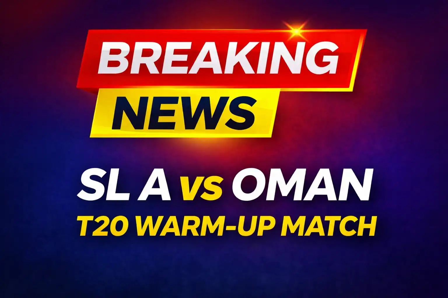 Sri Lanka A vs Oman