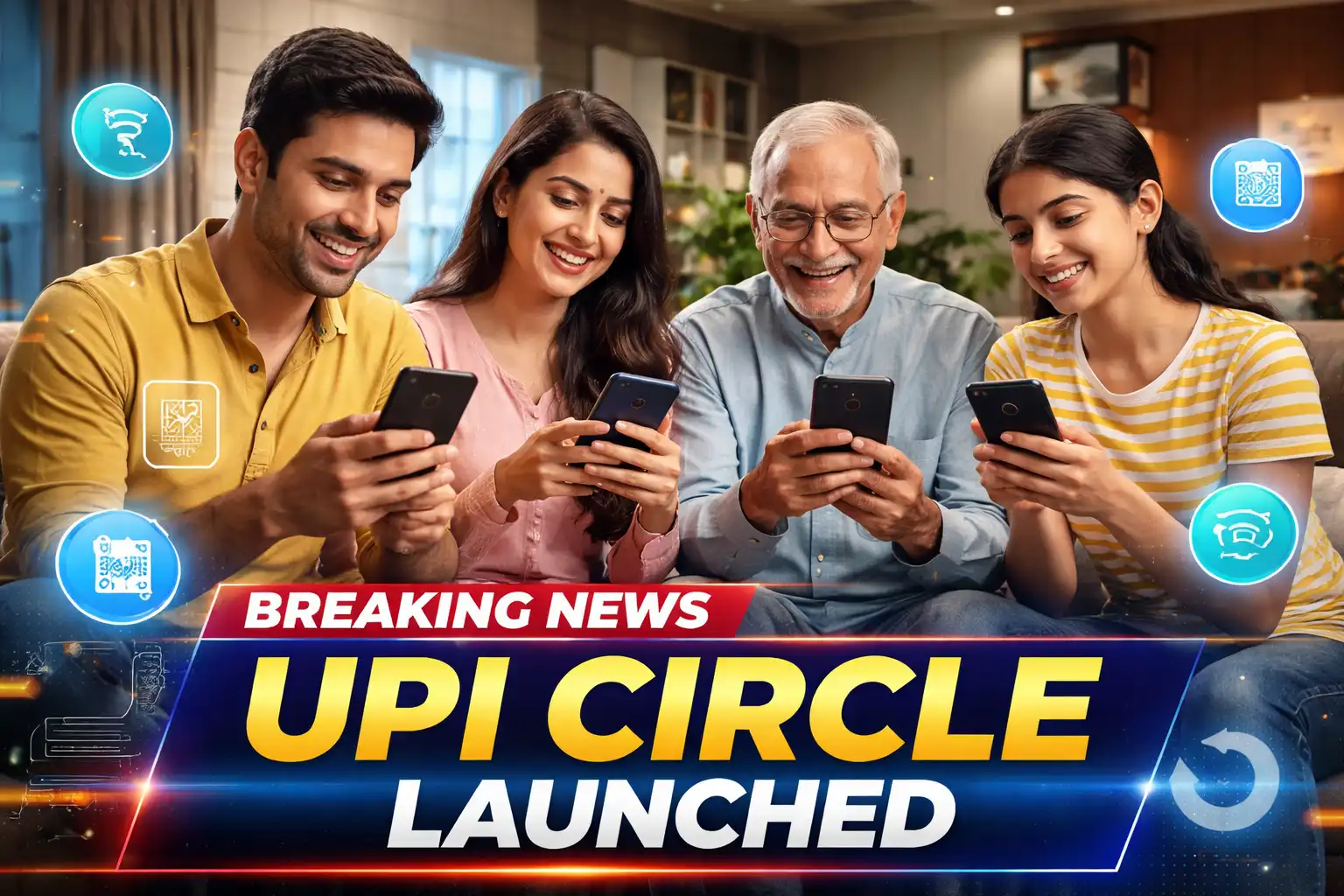UPI Circle today: अब एक ही UPI से पूरा परिवार करेगा पेमेंट, बच्चों-बुजुर्गों के लिए आई बड़ी डिजिटल राहत