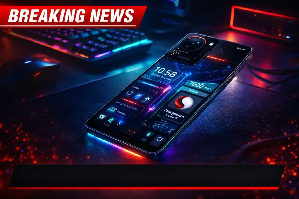 iQOO 15R futuristic gaming smartphone with RGB lights and high performance features ahead of India launch