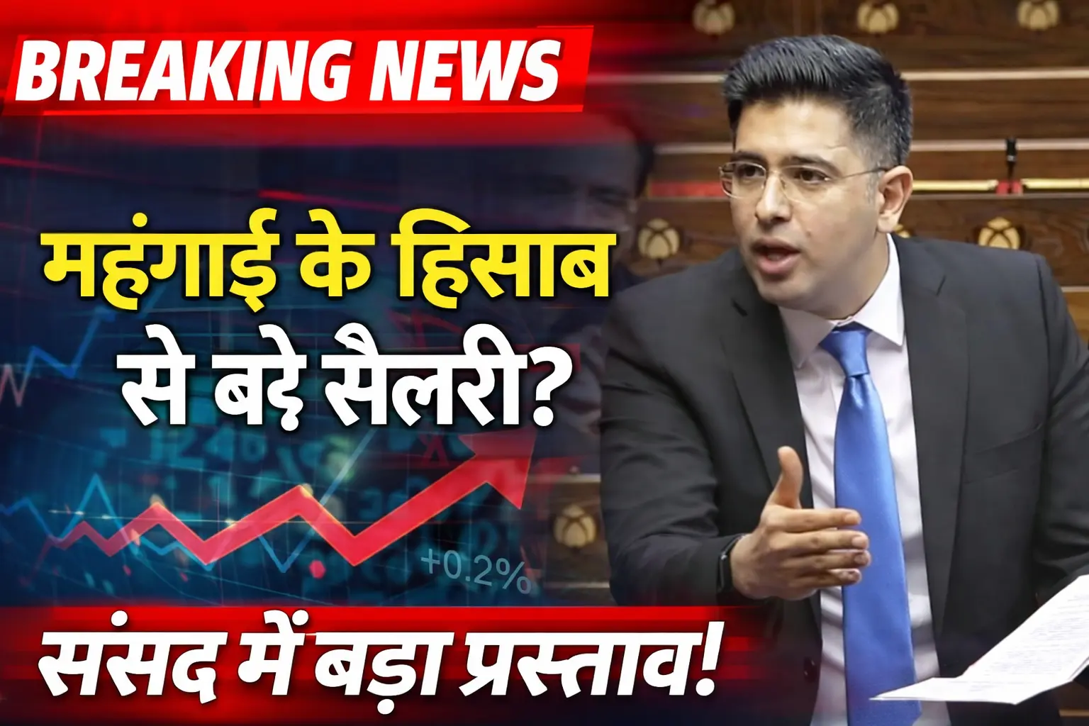 Inflation Linked Salary Revision Act: राघव चड्ढा का सरकार पर दबाव, सैलरी को महंगाई से जोड़ो!