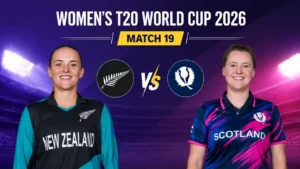 New Zealand Women Vs Scotland Women मैच के दौरान जीत का जश्न मनाती न्यूजीलैंड टीम