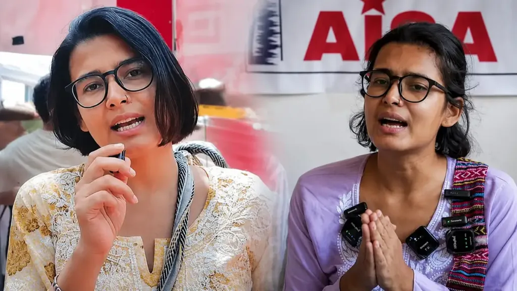JNU की AISA अध्यक्ष Neha Bora