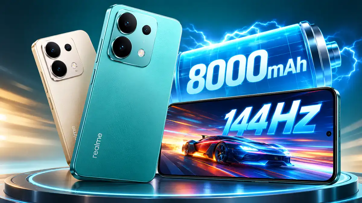 Realme P4s 5G की बड़ी तैयारी! 8000mAh Battery और 144Hz Display के साथ 26 अगस्त को होगा लॉन्च