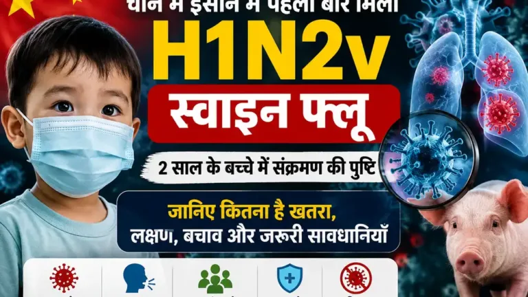 चीन में इंसान में मिला H1N2v स्वाइन फ्लू, 2 साल के बच्चे में संक्रमण; जानें कितना खतरनाक