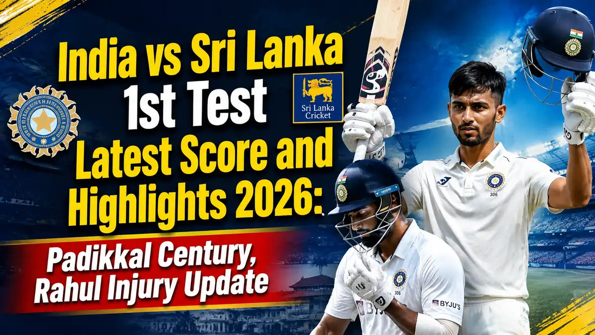 Devdutt Padikkal celebrating century during India vs Sri Lanka 1st Test in Galle