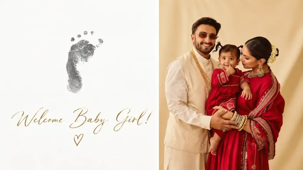 Deepika Padukone और Ranveer Singh अपनी बेटी दुआ के साथ, दूसरी बेटी के जन्म के बाद परिवार की तस्वीर