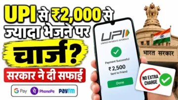 UPI transactions above Rs 2000 charge rules