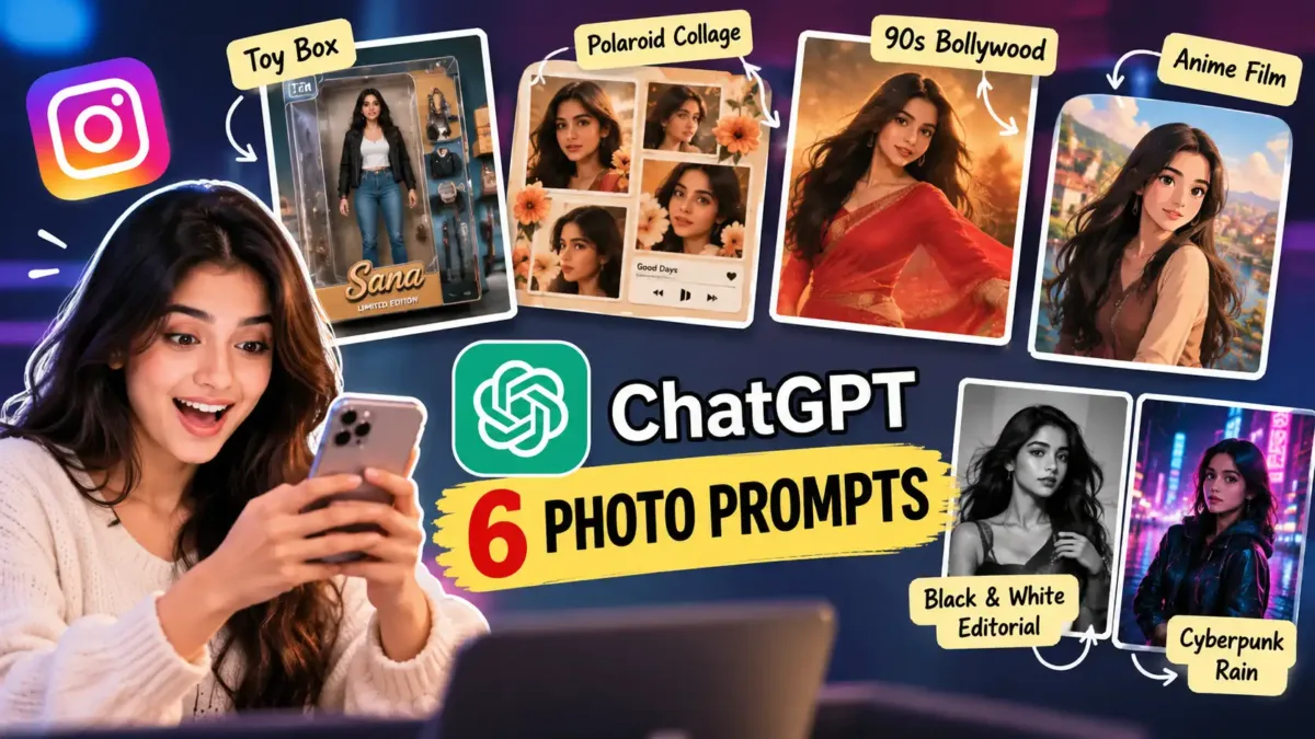 ChatGPT Photo Prompts से AI Photos बनाने का तरीका