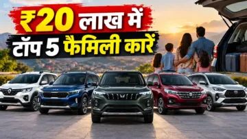 Top 5 Best 7 Seater Cars in India Under 20 Lakh