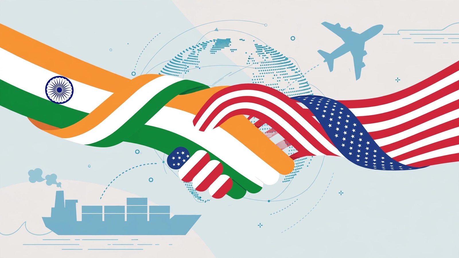 भारत अमेरिका ट्रेड डील समझौते का प्रतीकात्मक चित्र 2026