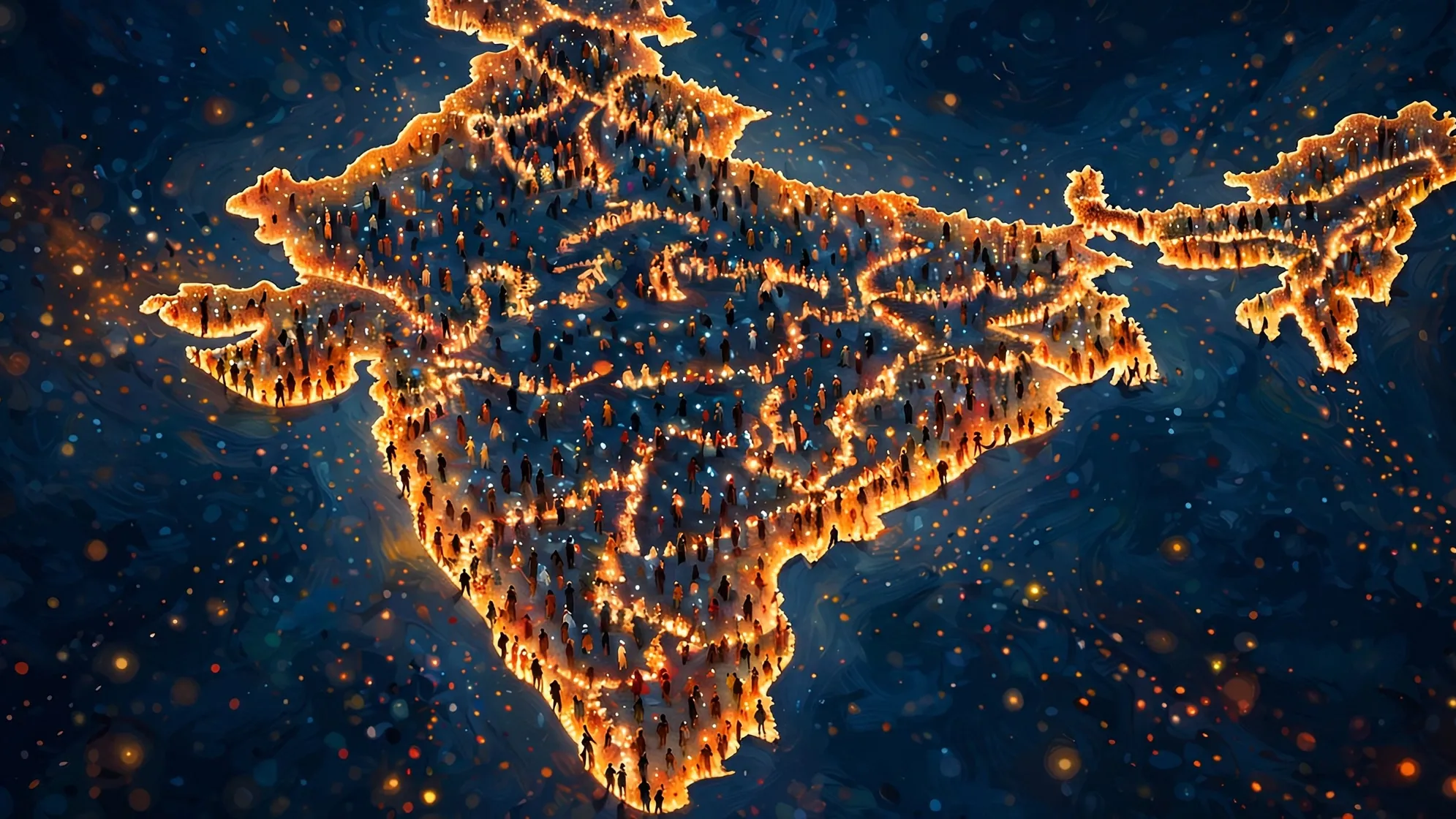 जनगणना 2027 भारत की जनसंख्या गिनती नक्शा