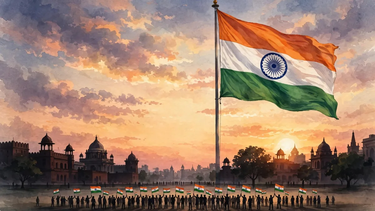 तिरंगा मार्च दिल्ली — कनॉट प्लेस में शांतिपूर्ण प्रदर्शन और सुरक्षा व्यवस्था (प्रतीकात्मक तस्वीर)