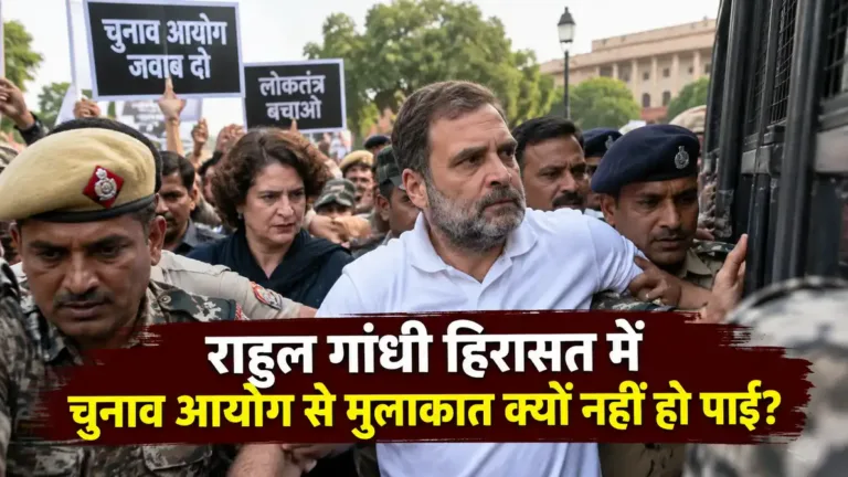 Rahul Gandhi Detained: चुनाव आयोग से मुलाकात क्यों नहीं हो पाई? जानिए पूरा मामला